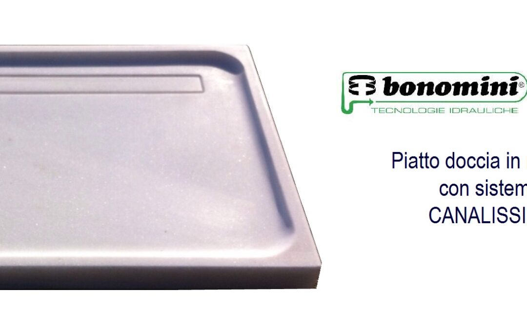 SHOWER TRAY with DESIGN drain technology