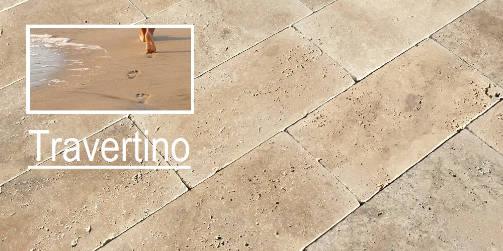 TRAVERTINO stone 30 x 60 thickness 1 cm BURATTED