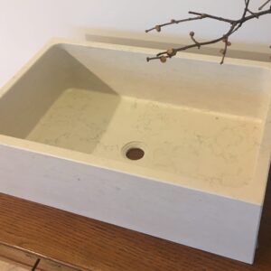 Senini Stone srl | Lavabo scavato vaschetta biancone