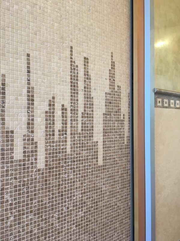 Senini Stone srl | TRAVERTINO CLASSICO MOSAICO 2,3X2,3 BURATTATO