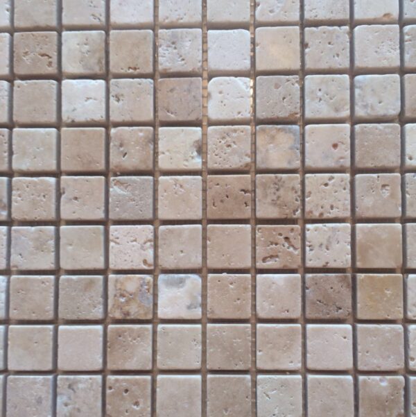 Senini Stone srl | TRAVERTINO CLASSICO MOSAICO 2,3X2,3 BURATTATO