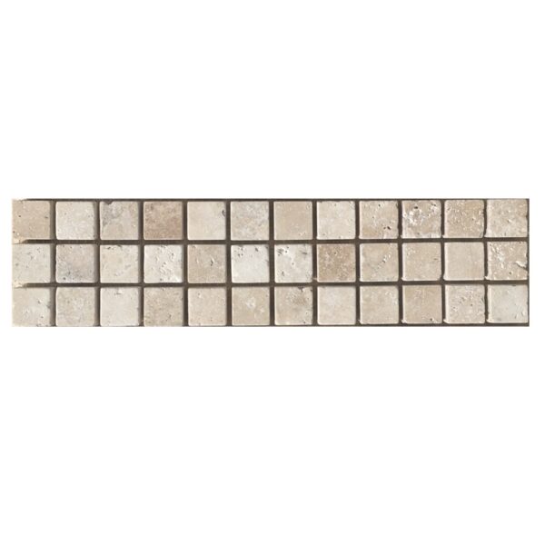 Senini Stone srl | TRAVERTINO CLASSICO MOSAICO 2,3X2,3 BURATTATO