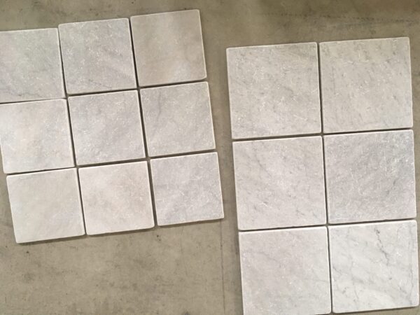 Senini Stone srl | CARRARA BURATTATO 40x40 - 30,5x30,5 - 20x20 - 15x15 - 10x10