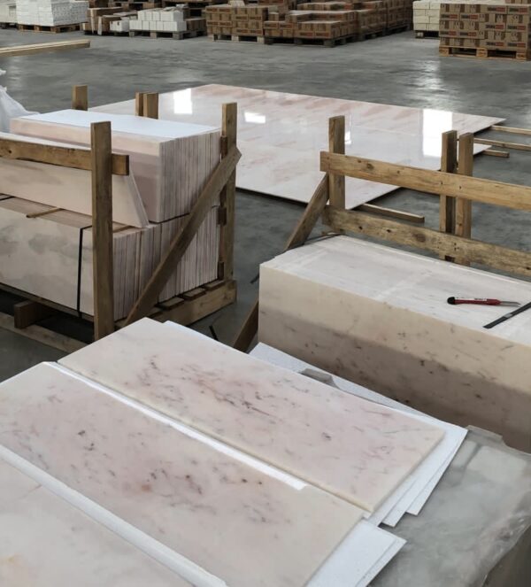 Senini Stone srl | ROSA PORTOGALLO 30,5 X 91,5 - 30,5 X 30,5 LUCIDO SP. 1 CM