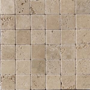 Senini Stone srl | TRAVERTINO CLASSICO 10 X 10 BURATTATO SP. 1 CM