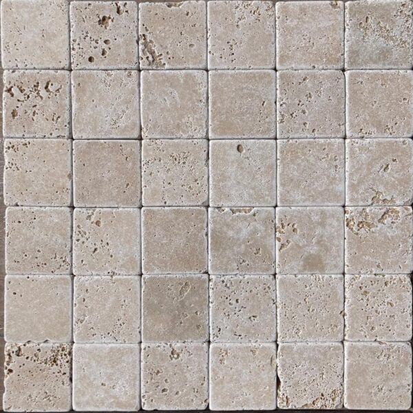 Senini Stone srl | TRAVERTINO CLASSICO 10 X 10 BURATTATO SP. 1 CM