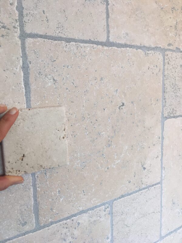 Senini Stone srl | TRAVERTINO CLASSICO 10 X 10 BURATTATO SP. 1 CM