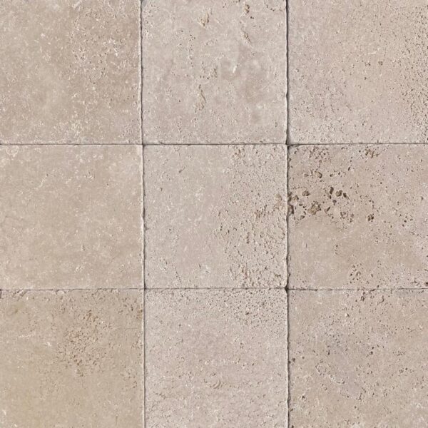 Senini Stone srl | TRAVERTINO CLASSICO 20 X 20 BURATTATO