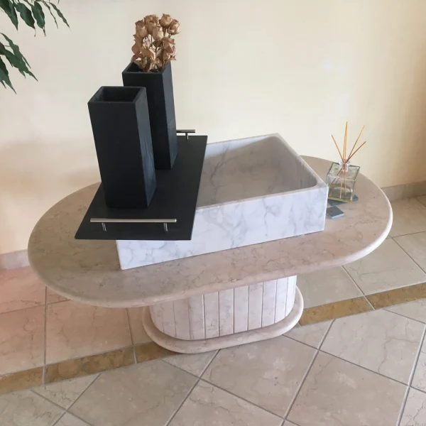 Senini Stone srl | VASCHETTA LAVABO IN CARRARA