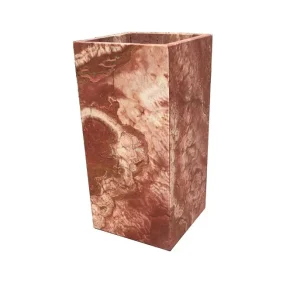 Senini Stone srl | aVASO STONE TRAVERTINO ROSSO PERSIA 15x15 H. 30,5 CM