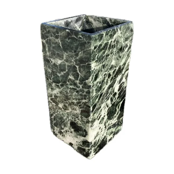 Senini Stone srl | VASO STONE VERDE ALPI 14,5x14,5 H. 30,5 CM