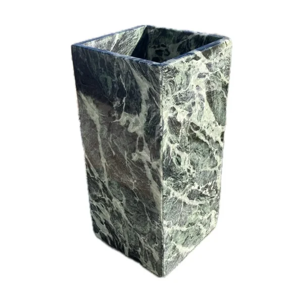 Senini Stone srl | VASO STONE VERDE ALPI 14,5x14,5 H. 30,5 CM